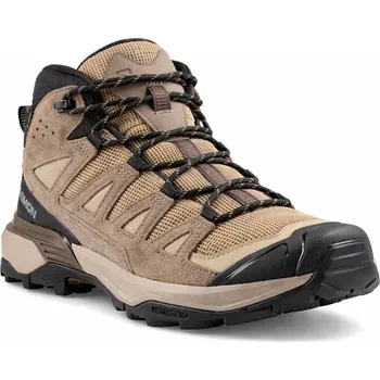 Pánská treková obuv Salomon X Ultra 360 Leather Mid GTX M L49158300 - desert tan/walnut earth/b 40