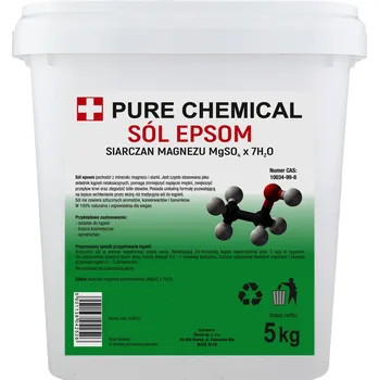 Koupelová sůl Pure Chemical 5 kg Epsomská sůl do koupele hořká sůl