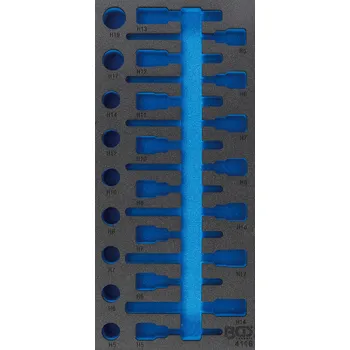 Vložka do dílenského vozíku 1/3, prázdná, pro BGS 4116 - BGS 4116-1