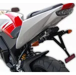 HSM Držák SPZ YAMAHA YZF 125R 08-13, nastavitelný, černý, s držákem odrazky