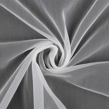 Pro Háčkování Šifón bílý 0,5 m