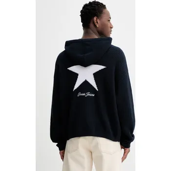 Pánský svetr Bavlněný svetr Guess Jeans M6RR10.Z3HM1 námořnická modř 59X, vel. M