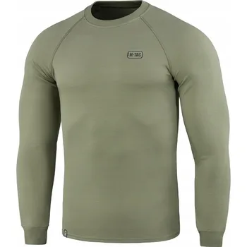 Pánská mikina Bavlněná mikina sportovní bez kapuce pánská M-Tac Athlete - Light Olive XL
