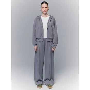 Dámské kalhoty Kalhoty s širokými nohavicemi - XL - House - světle šedá - 725JL-09X