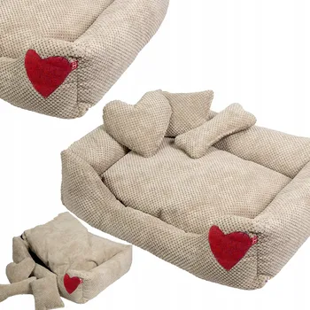 Pelíšek pro psa Amibelle matrace pro psa béžová 57 cm x 64 cm