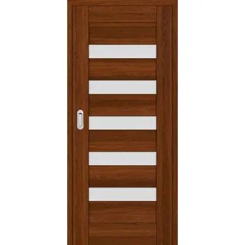 ERKADO Magnólie 1 posuvné dveře do pouzdra 80/197 cm, ořech 3D Greko