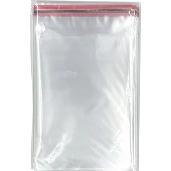 Sáček na potraviny Celofánové sáčky OPP se samolepicím proužkem 25x35+5 cm, 100 ks