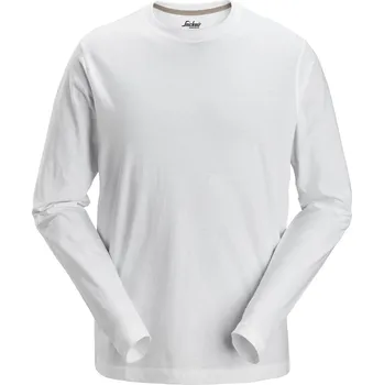 Pánské tričko Tričko Classic s dlouhým rukávem bílé vel. XS Snickers Workwear Velikost: XXXL