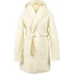 Wooline Merino vlněný župan Allison, ecru Velikost: XL