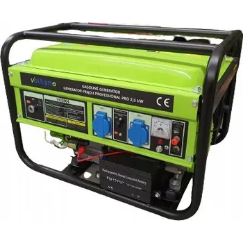 Elektrocentrála Jednofázová benzínová elektrocentrála přenosná Volteno 2500 W