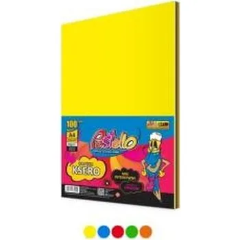 Set školních potřeb Papier ksero A4 80g 5 kolorów 100 arkuszy