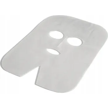 Karnevalová maska Eko-higiena Průhledné fóliové masky pro ošetření, 100 kusů, okluzivní