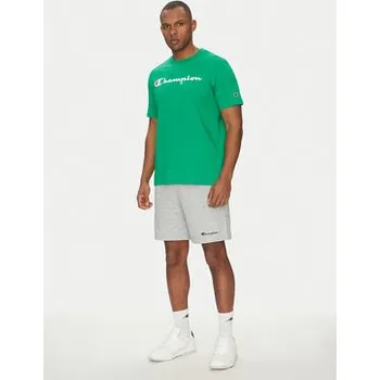 Pánské tričko Champion T-Shirt 220256 Zelená Regular Fit XL