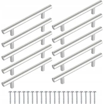 Nábytkové kování Nábytková úchytka reling Stříbrná 150/96 + vruty