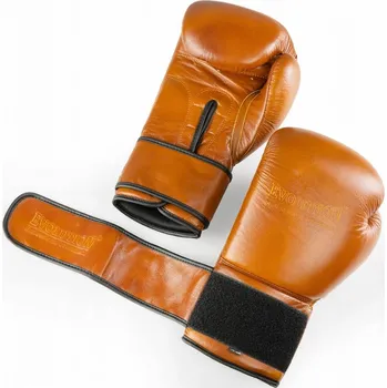 Boxerské rukavice PROFESIONÁLNÍ BOXERSKÉ RUKAVICE Z PRAVÉ KŮŽE EVOLUTION RETRO 16 OZ