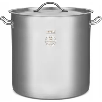 Hrnec Zesílený nerezový gastro hrnec s poklicí 48L Mifex Profi