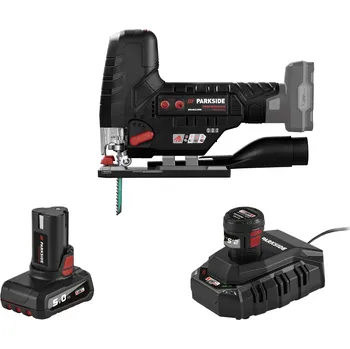 Přímočará pila PARKSIDE PERFORMANCE® Aku přímočará pila PPSTKA 12 A1, 2,5 Ah a 5 Ah