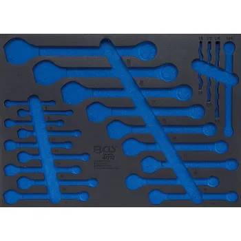 Vložka do dílenského vozíku 3/3, prázdná, pro4012 - BGS 4012-5