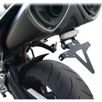 Držák SPZ HSM Držák SPZ SUZUKI GSX 1300 B-King 07-12, nastavitelný, černý, s držákem odrazky