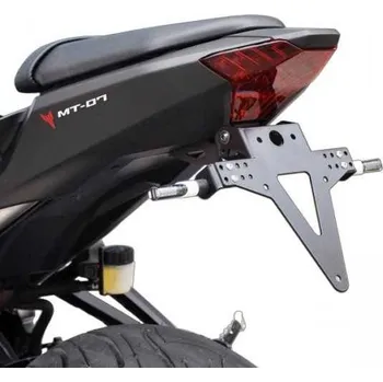 Držák SPZ HSM Držák SPZ YAMAHA MT 07 13-20, nastavitelný, černý, s držákem odrazky