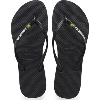 Dámské sandále HAVAIANAS SLIM BRASIL LOGO BLACK EUR 35-36 946086