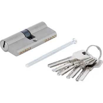 Visací zámek Bezpečnostní cylindrický zámek, 70 mm, 35/35 mm - BGS 85234