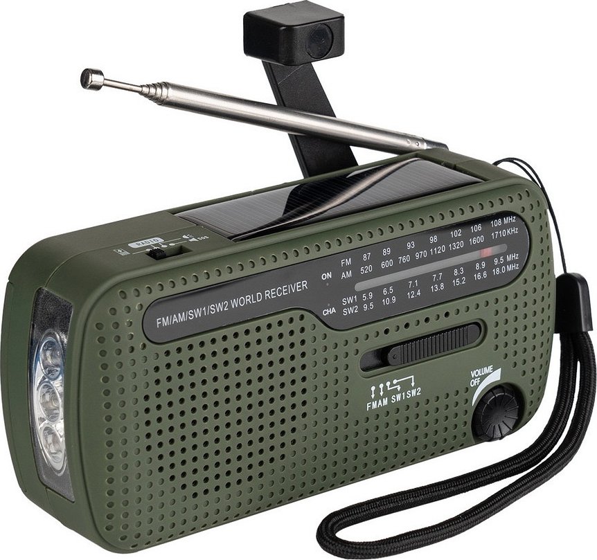 FOSCO Rádio nabíjecí multifunkční (FM/AM/SW1/SW2) Fosco™