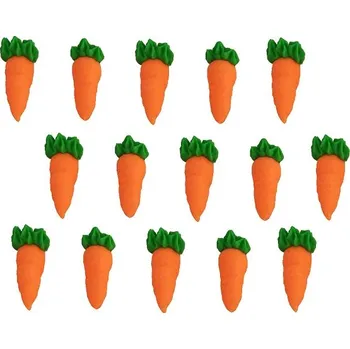 Jedlá dekorace na dort Fagoš Cukrové ozdoby Mrkvičky 15 ks