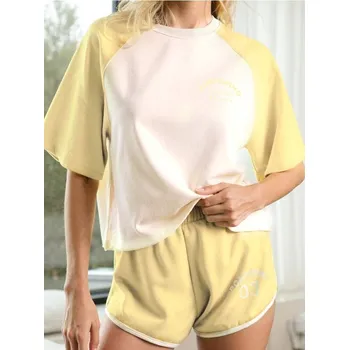 Dámská mikina Sinsay - Mikina s krátkými rukávy - žlutá - 163DO-10X - 163DO-10X-XS