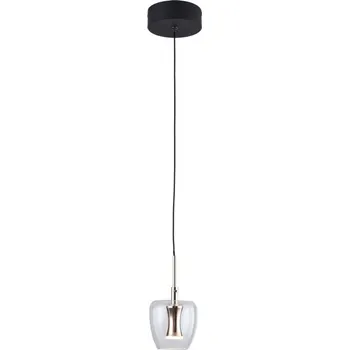 LED závěsné svítidlo 350 lm 3000K černě zlaté Zuma Line NELSON MD2291-1A-3BGN