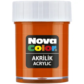Speciální výtvarná barva Novacolor barva akrylová 30ml oranžová NC-176 473070