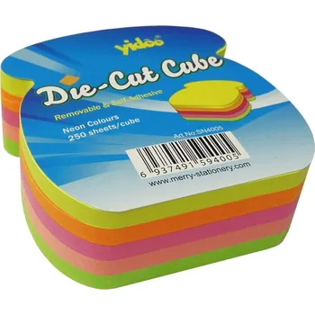 Samolepící bloček bloček samolepkyneon telefon mix barev 250l 473272