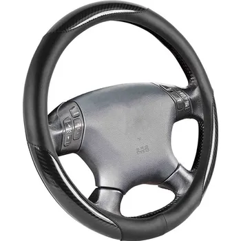 Potah na volant Univerzální potah na volant (černý, carbon, průměr 38cm)
