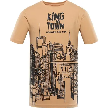 Pánské tričko Pánské triko NAX JURG toast - S