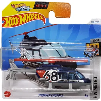 auto na autodráhu Hot Wheels Netflix Lets Race Propper Chopper