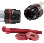 HSM Barevné kroužky a šrouby pro závažíčka Magic, červené, eloxované