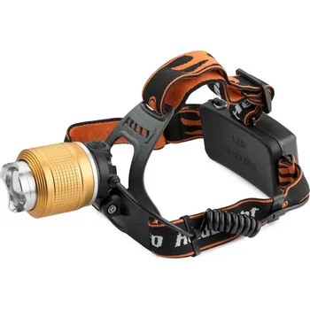 LED nárazuvzdorná čelovka TB 283 - Dosvit až 500 metrů, Zoom.