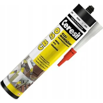 Průmyslové lepidlo Montážní lepidlo na bázi rozpouštědel Ceresit CB 50 Voděodolné Béžové 392 ml