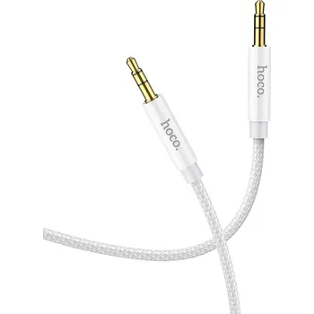 Datový kabel HOCO UPA19 Aux kabel - 3,5mm jack / 3,5mm jack / 1m / bílý