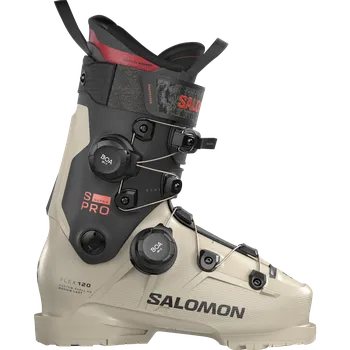 Sjezdové lyžování Lyžařské boty SALOMON S/PRO SUPRA DUAL BOA 120 - Roasted Cashew/Black/Samba Met. 28/28.5