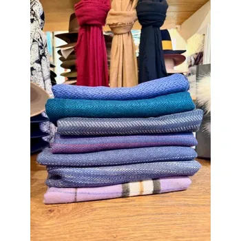 Šála Zimní pánská šála (směs) - ZELENÁ