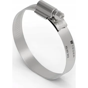 hadicová spona Hadicová spona zesílená 40-60 šneková (objímka W2 - nerezová ocel) šířka 12 mm (blistr) TEGER (6 ks)
