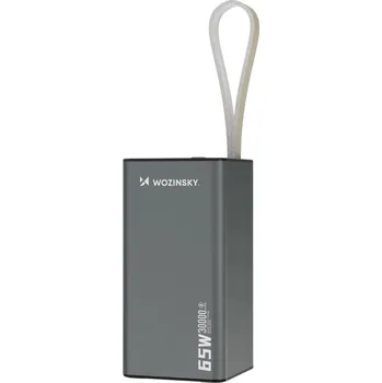 Powerbanka Powerbanka 30000 mAh pro notebook Wozinsky 65W 3 výstupy Power Delivery