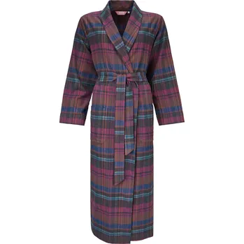 Dámský župan Ing. Lubomír Horký Dámský flanelový župan károvaný fialová velikost oblečení XL