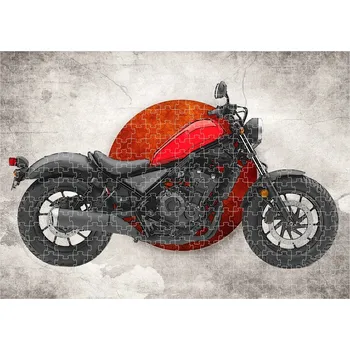 Puzzle puzzle s motorkou HONDA REBEL 500 120 dílků