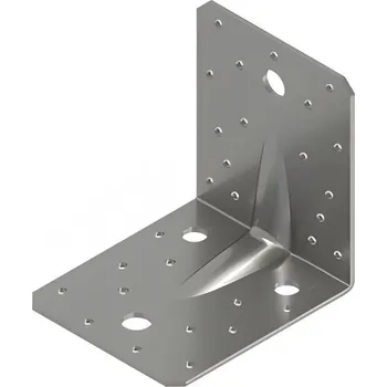 Tesařské kování Bova Spojovací úhelník, 105 × 90 × 105 mm, ocel, žárově pozinkovaný, 10 ks&nbsp;BV/Ú 05-23V