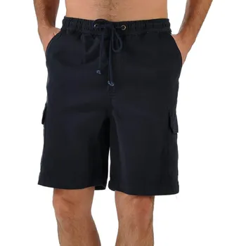 Dámské kraťasy Cargo bermudy s kapsami námořnická modrá 52/54