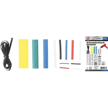 Izolační páska Smršťovací hadice, barevné, 171dílná sada - BGS 88188