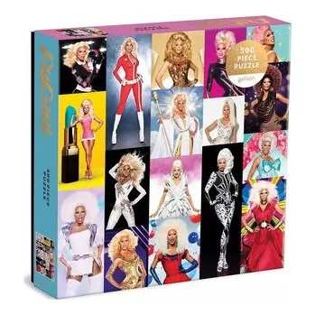 Puzzle GALISON Čtvercové puzzle RuPaul's Drag Race 500 dílků
