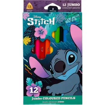 Pastelka pastelky Colorino trojhranné Jumbo 12ks Stitch Colorino